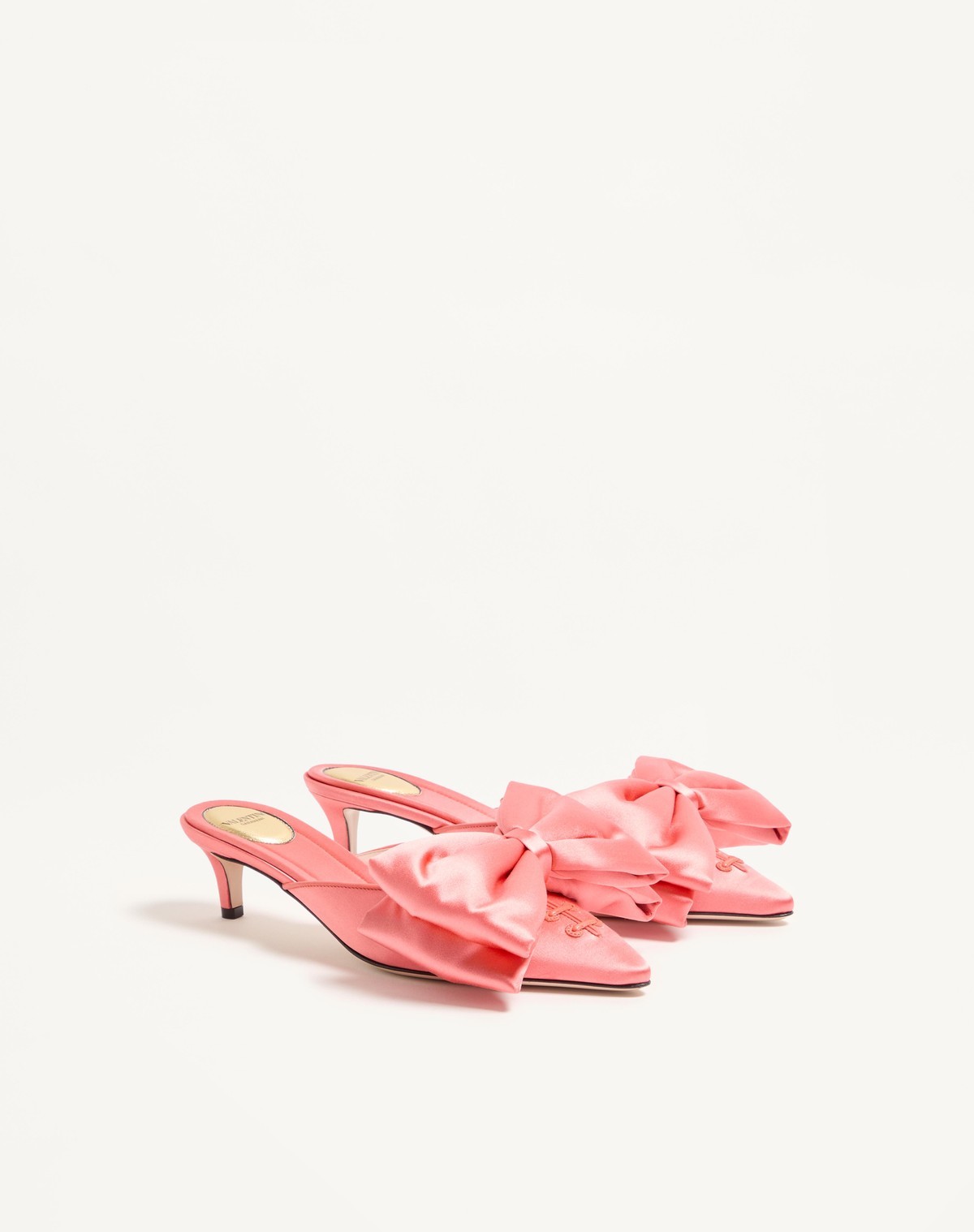 Valentino Pointed High-heeled Sandals In Pink
