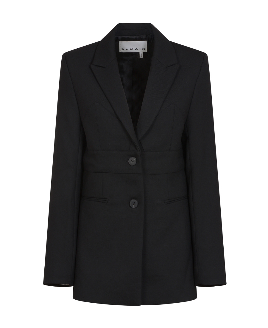 Remain Birger Christensen Kenja Sing-breasted Blazer In Black