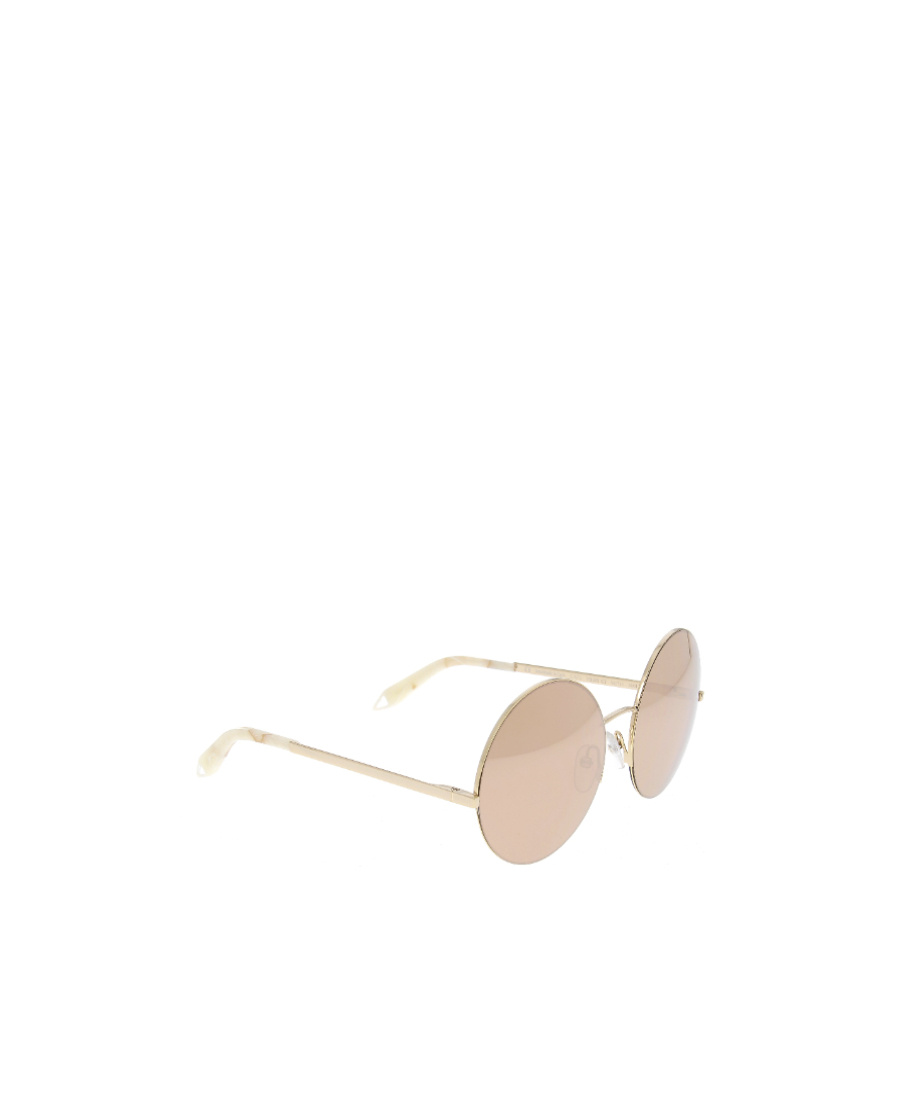 Victoria Beckham Round Frame Sunglasses In Nude