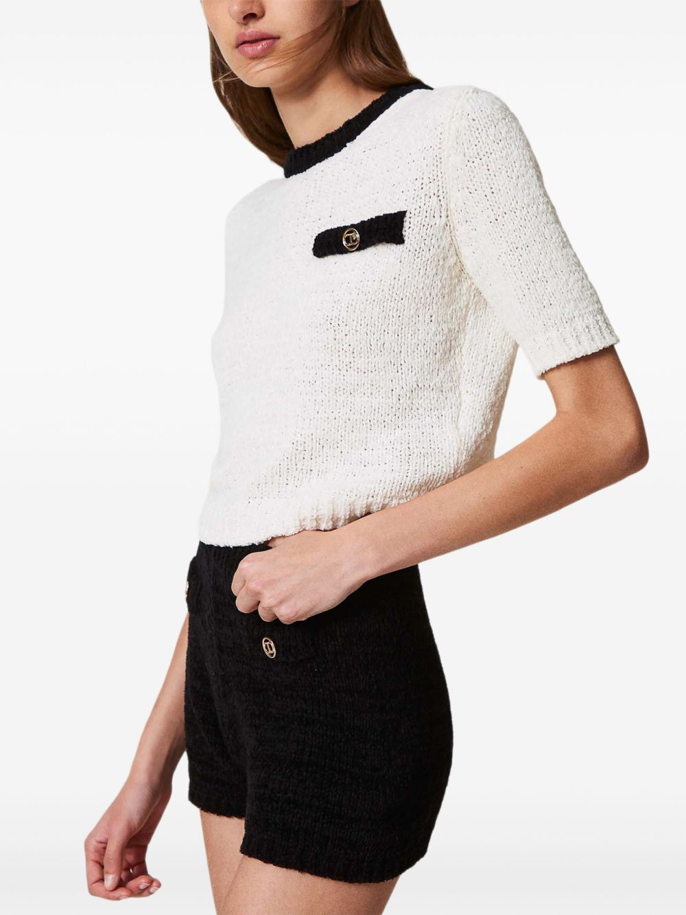 Twinset Twin-set Stylish And Comfortable Shorts In Black