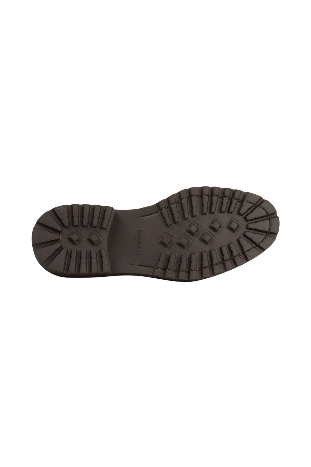 Doucal's Pebble-textured Penny-slot Loafers In Black