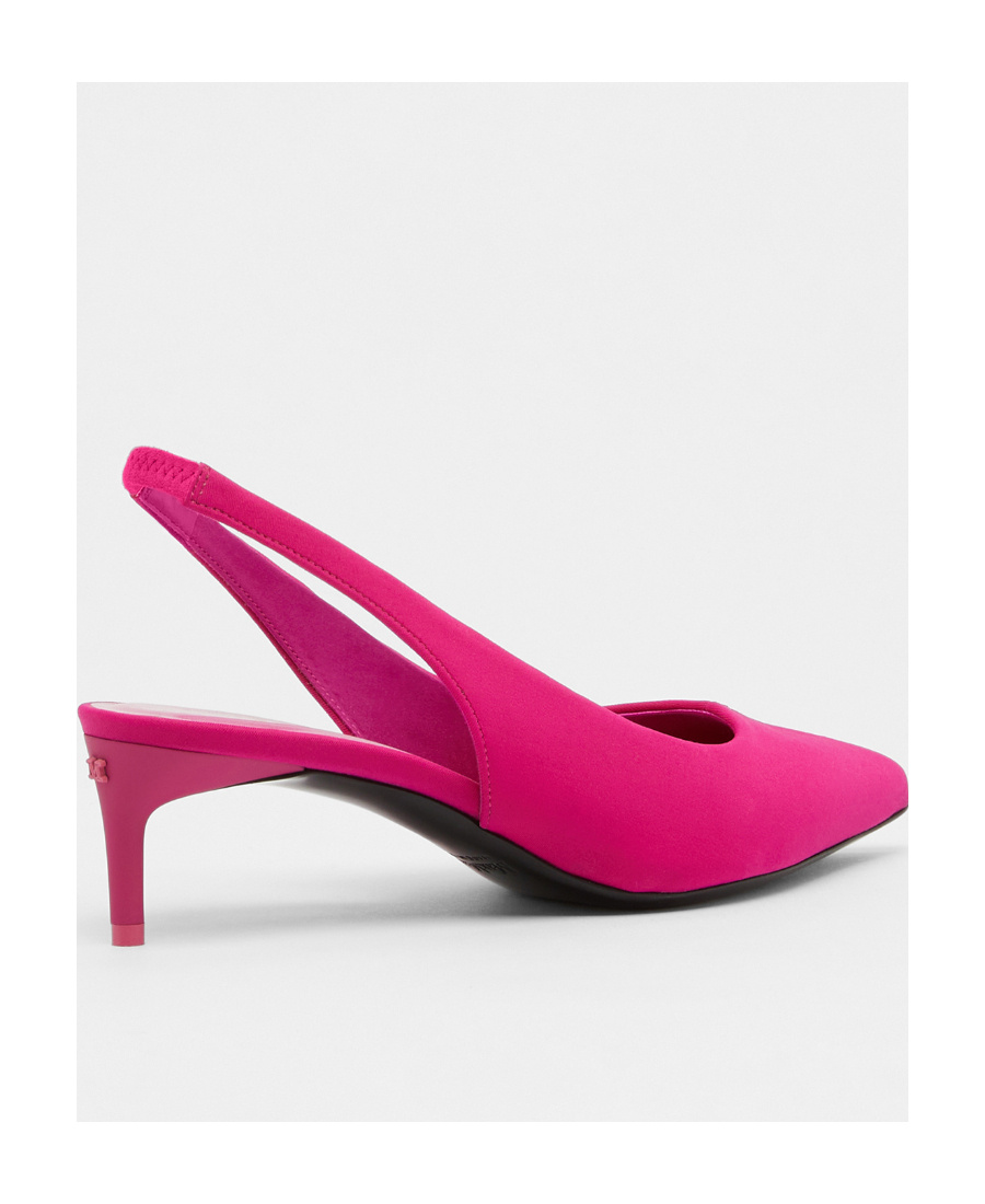 Max Mara Logo Details High Heels In Pink