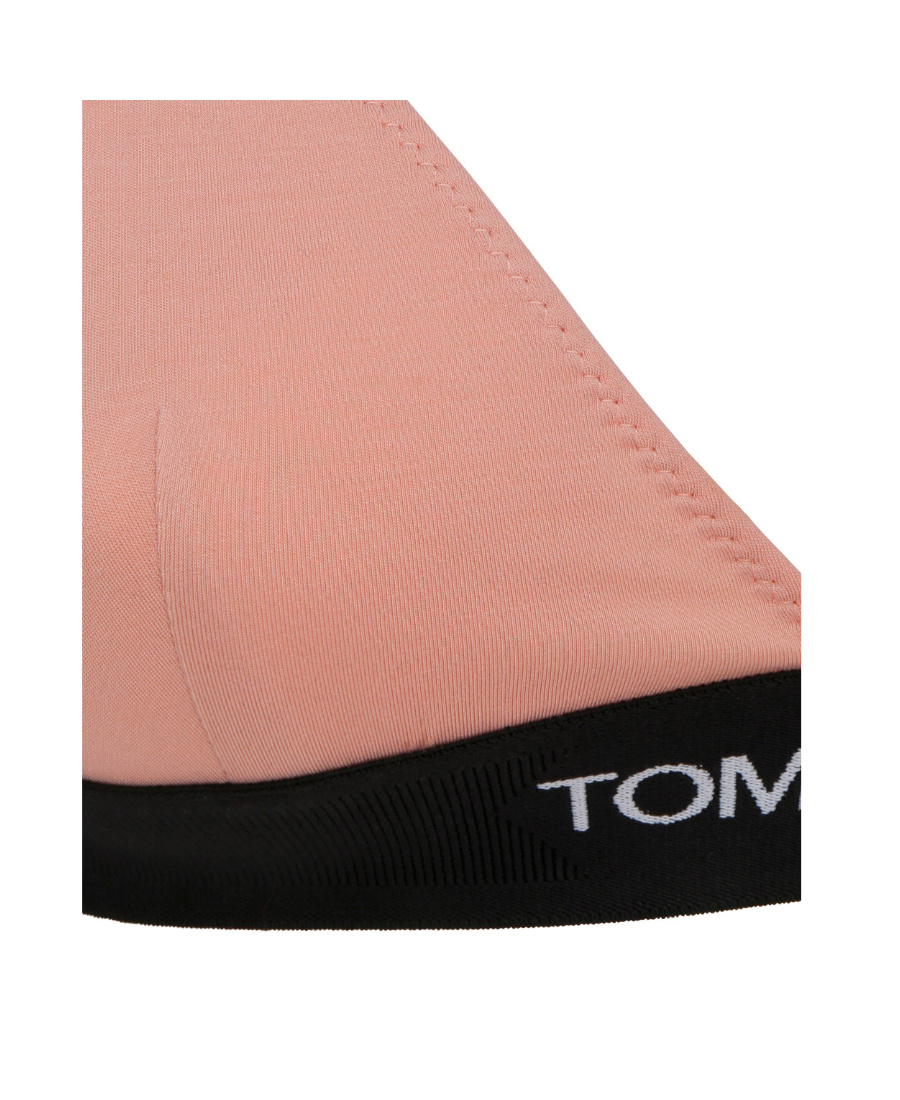 Tom Ford Logo-print Triangle Bra In Pink