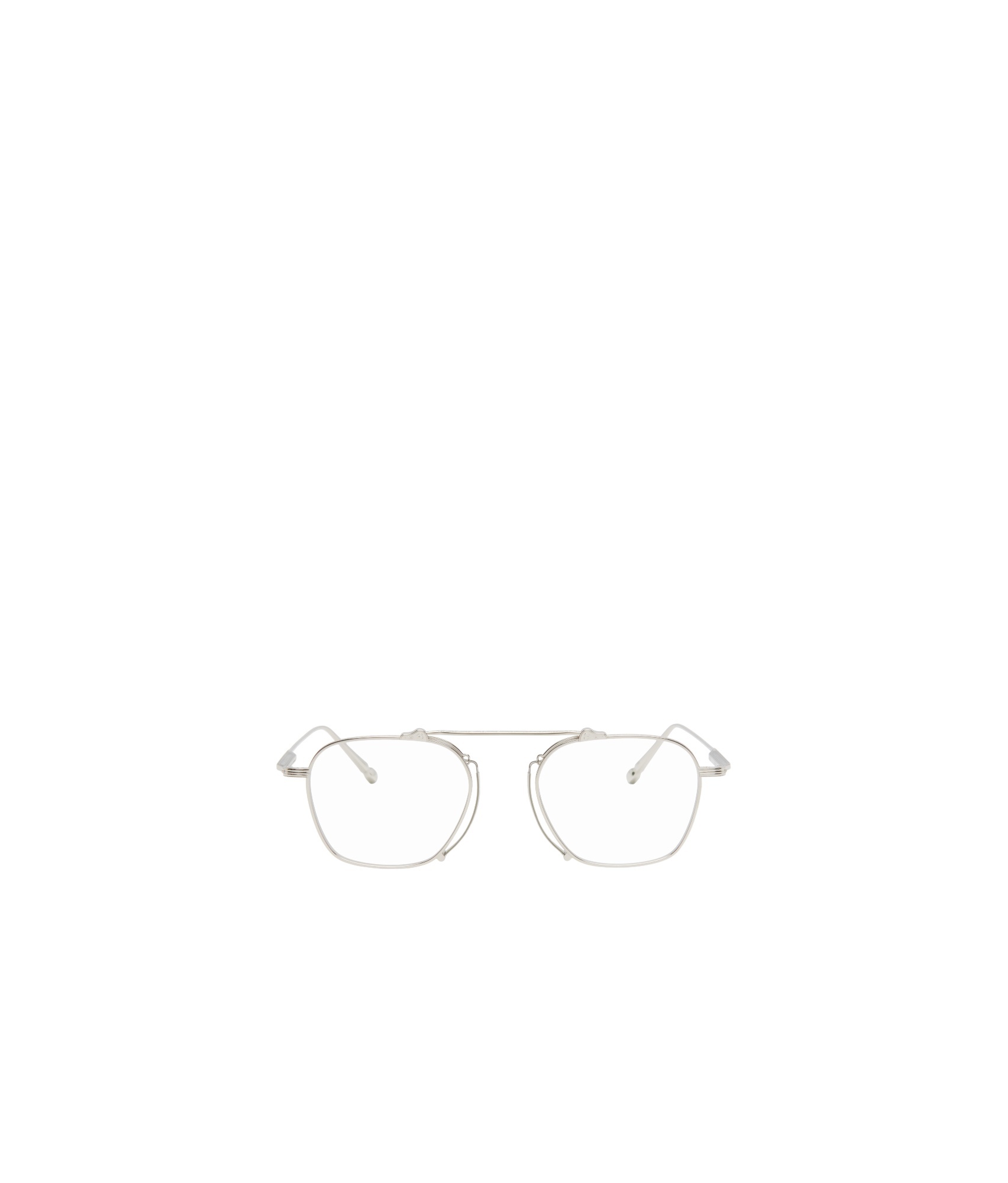 Matsuda Logo Plain Glasses In White