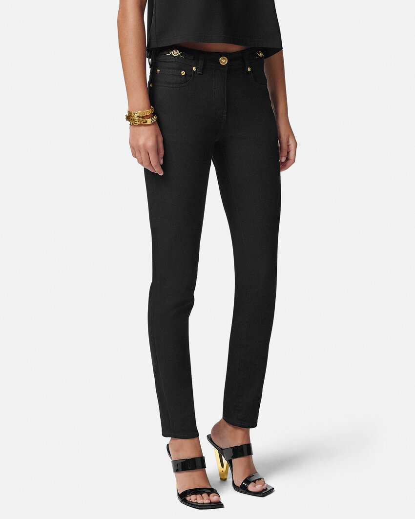 Versace Jean Coupe Classique Medusa '95 In Black