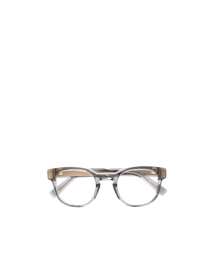 DUNHILL CLEAR LOGO PLAQUE GLASSES 