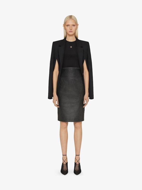 Givenchy Single-breasted Cape Blazer In Black