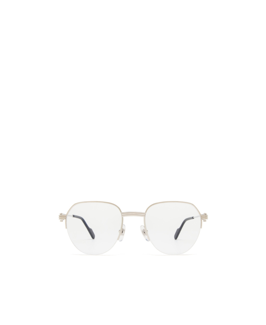 Cartier Round Frame Glasses In White