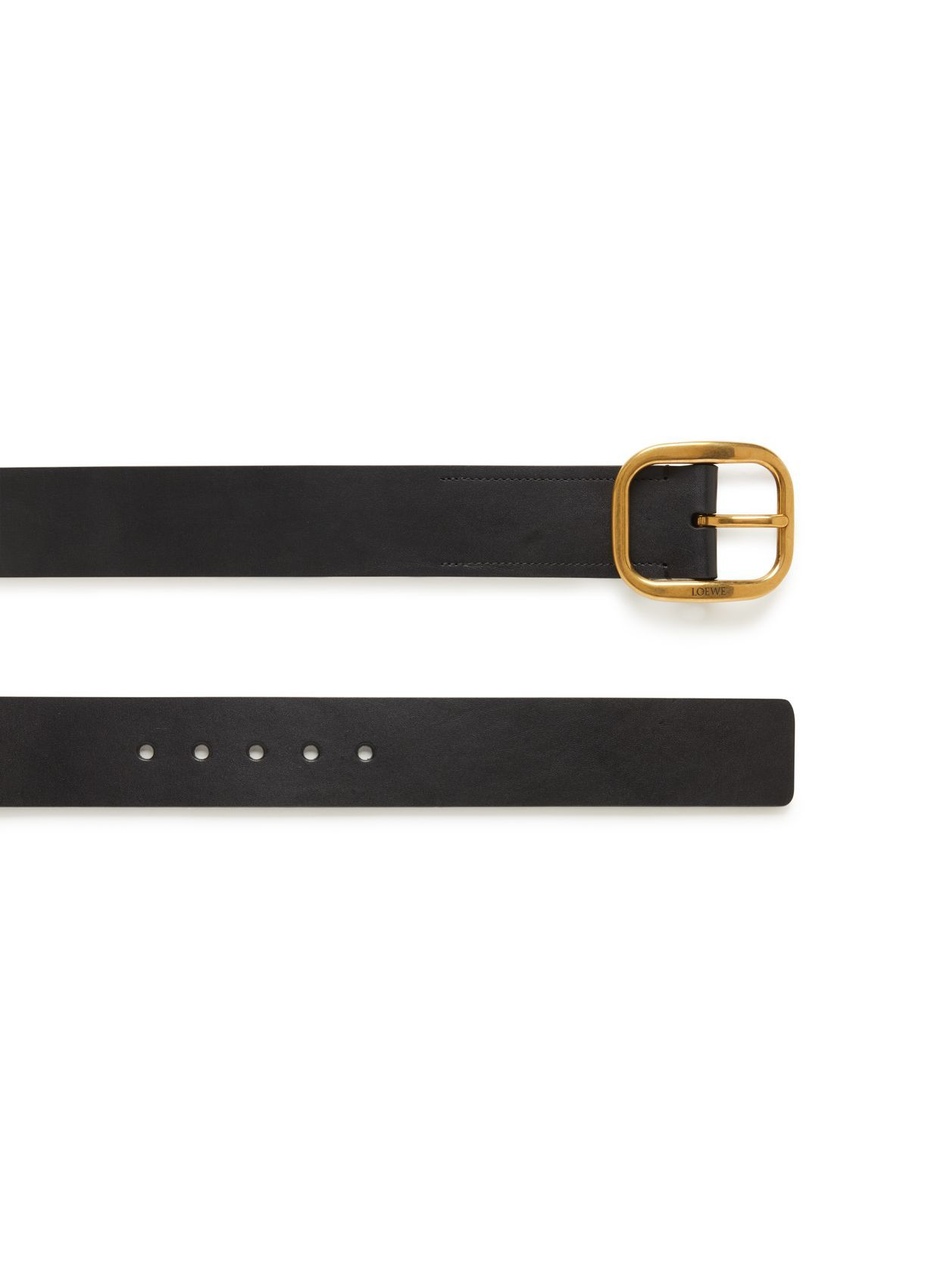 Loewe Leather Belt In Black