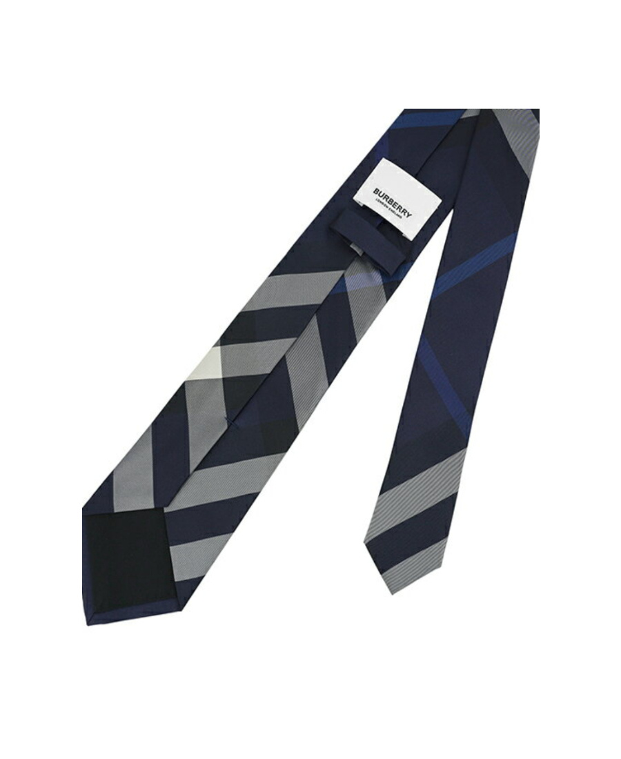 Burberry Classic Cut Check Tie In Black