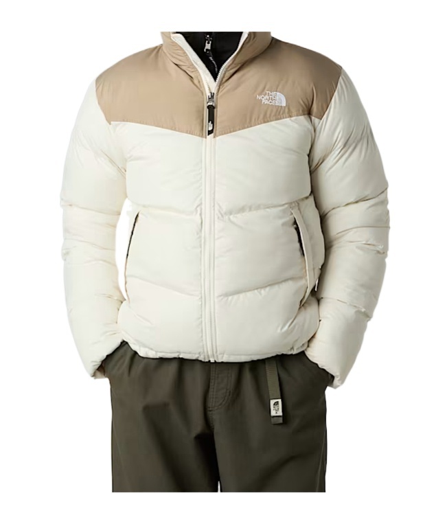 The North Face Saikuru Zipped Padded Jacket In White
