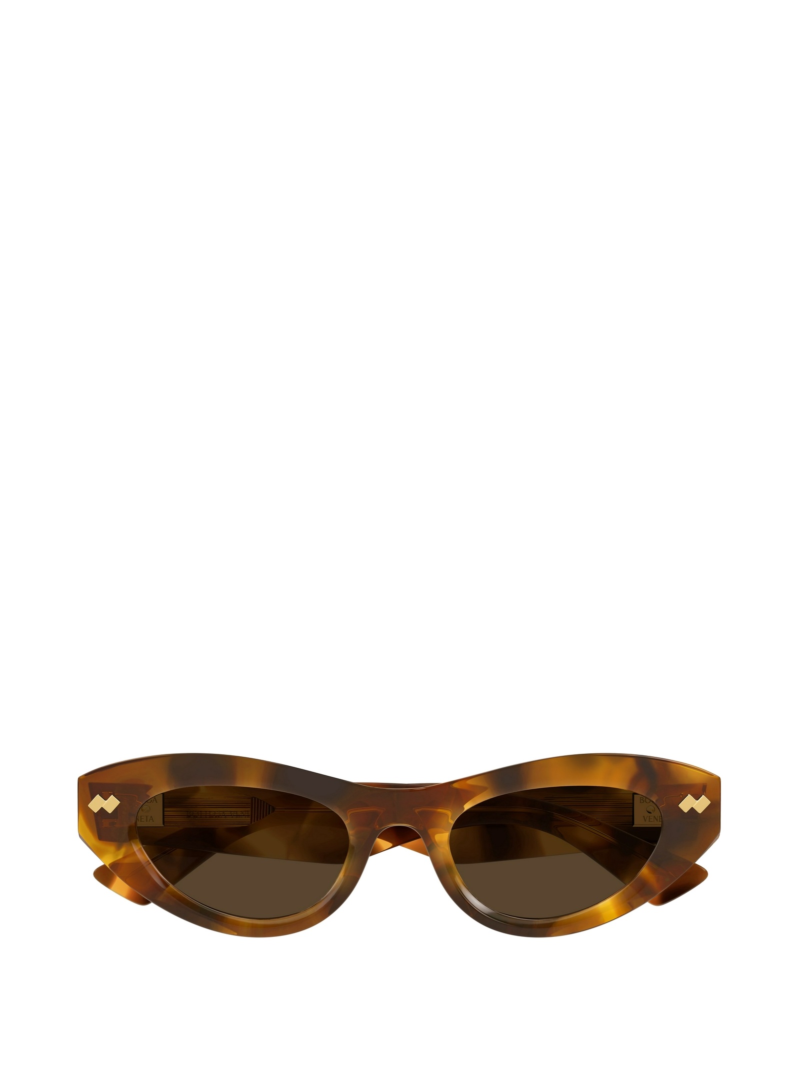 Bottega Veneta Eyewear Cat-eye Frame Sunglasses In Brown