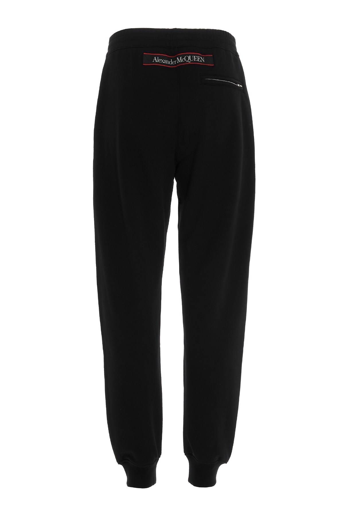 Alexander Mcqueen Logo-print Track Pants In Black