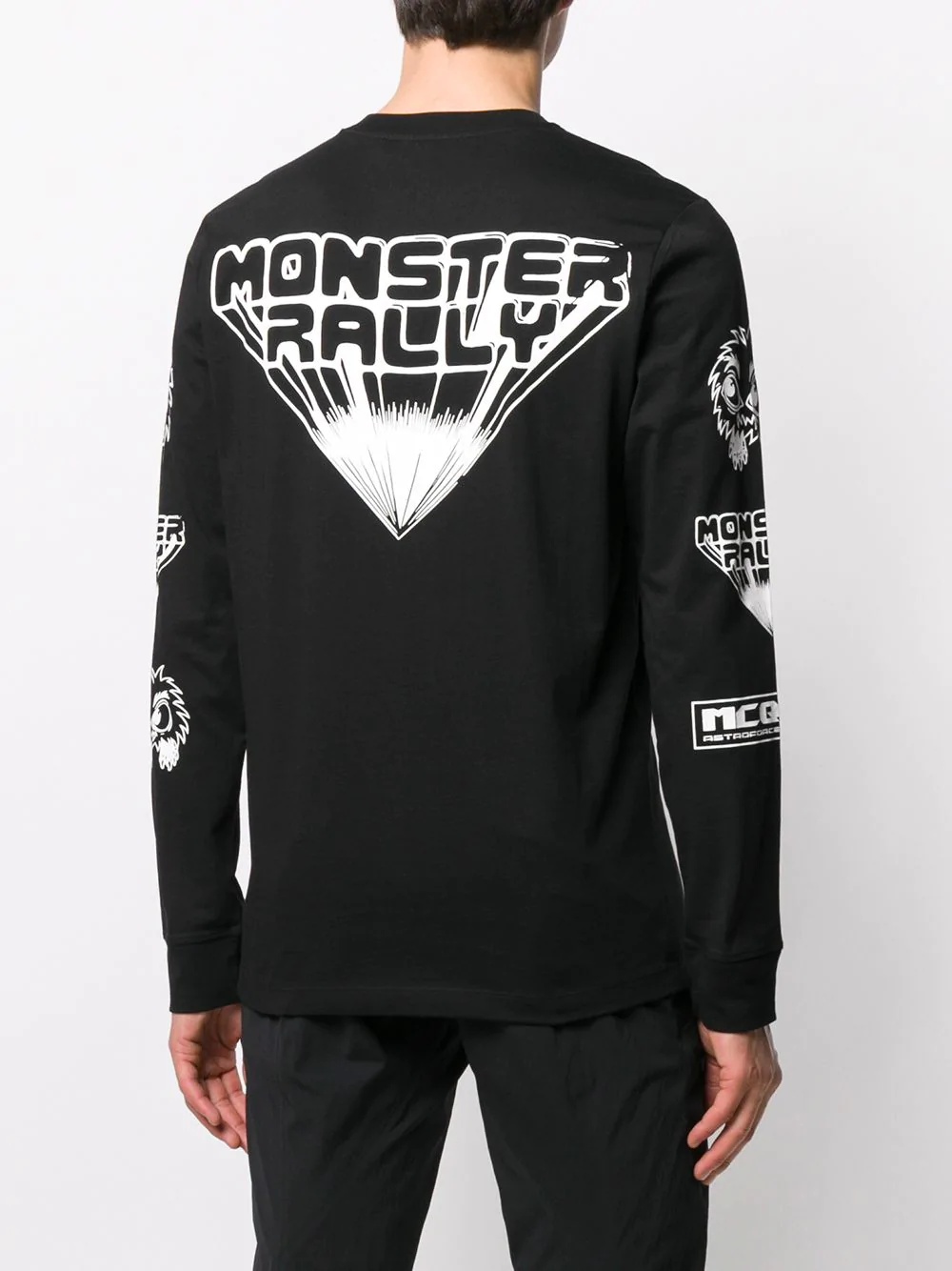 Mcq By Alexander Mcqueen Monster Pattern Printed Hoodie In Black