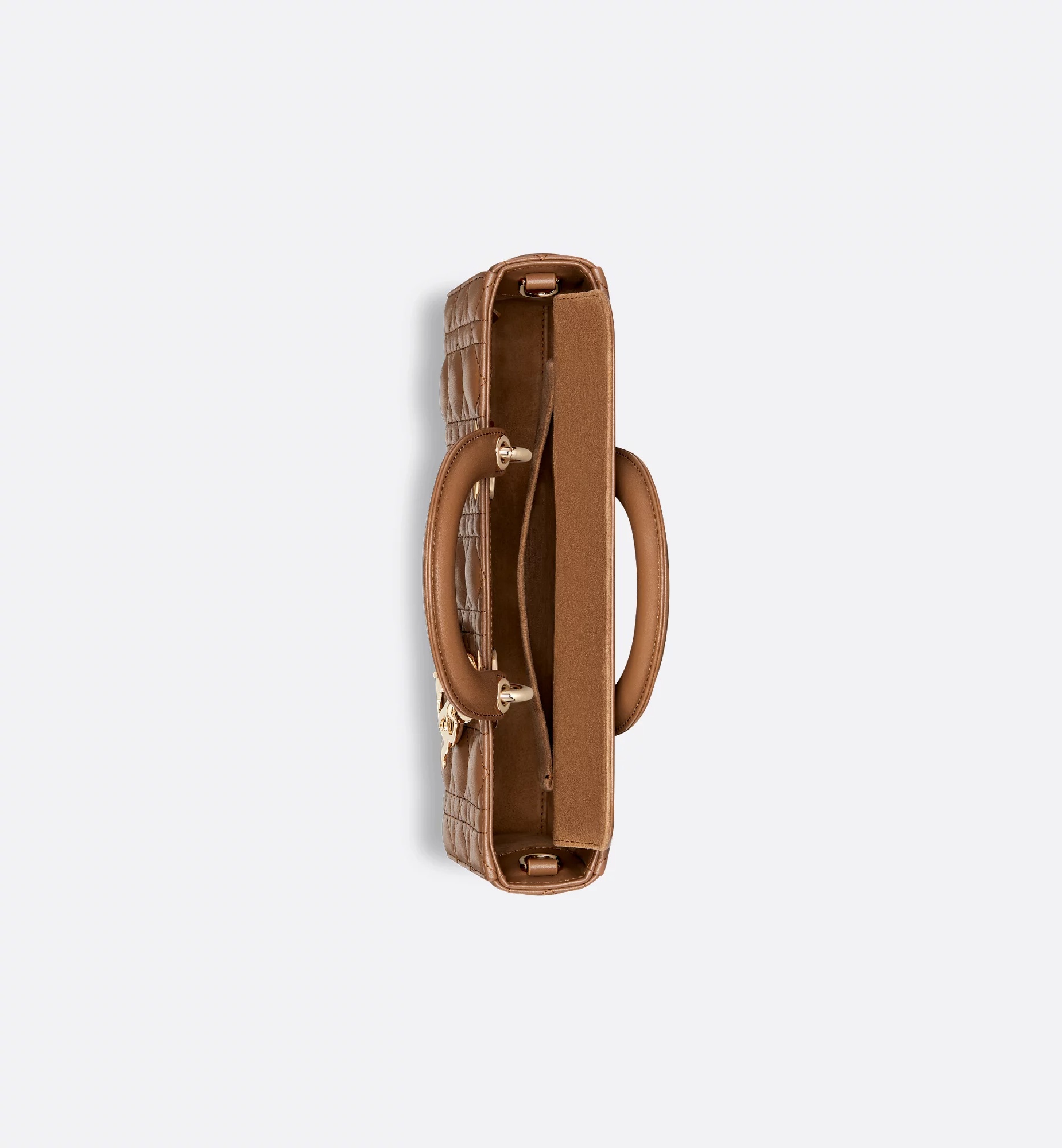 Dior Medium Lady D-joy Bag In Brown