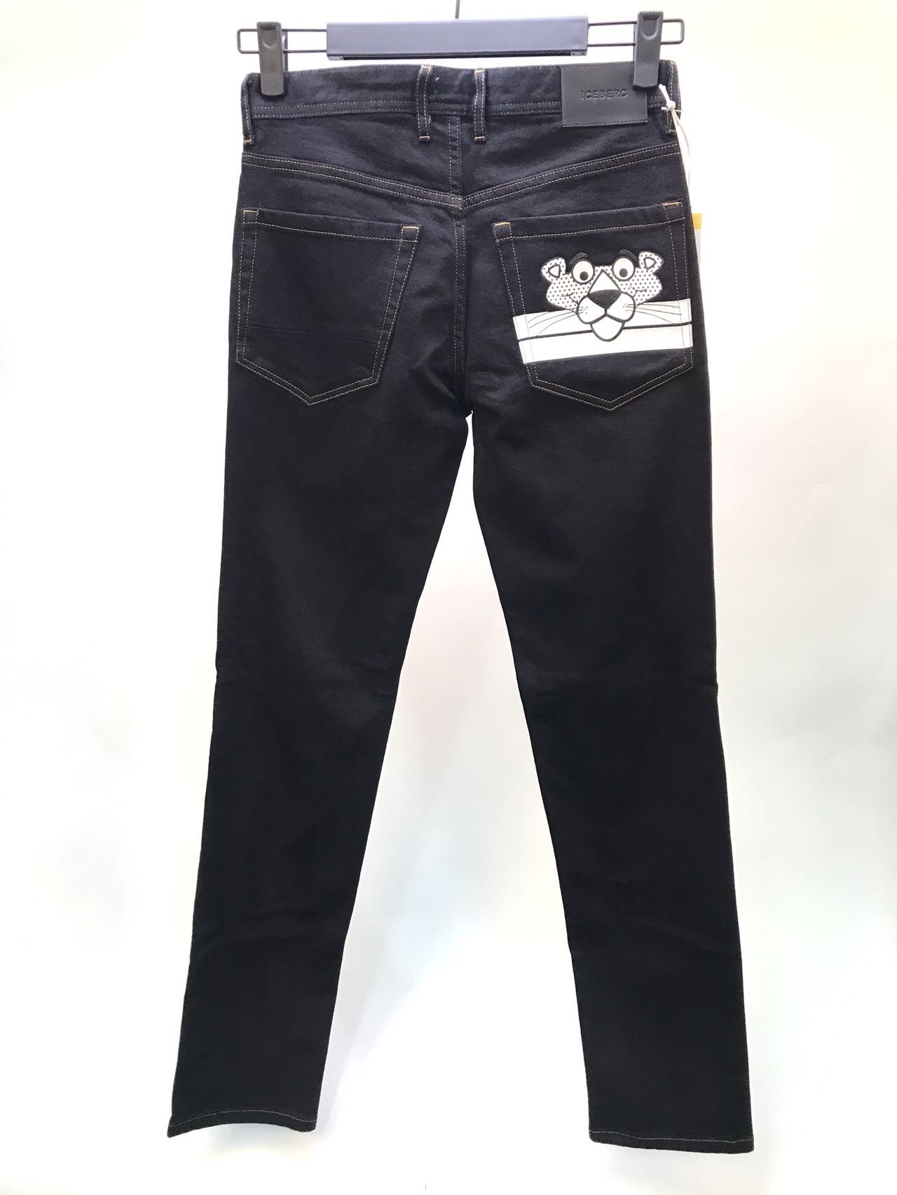 ICEBERG LOGO DETAILS JEANS