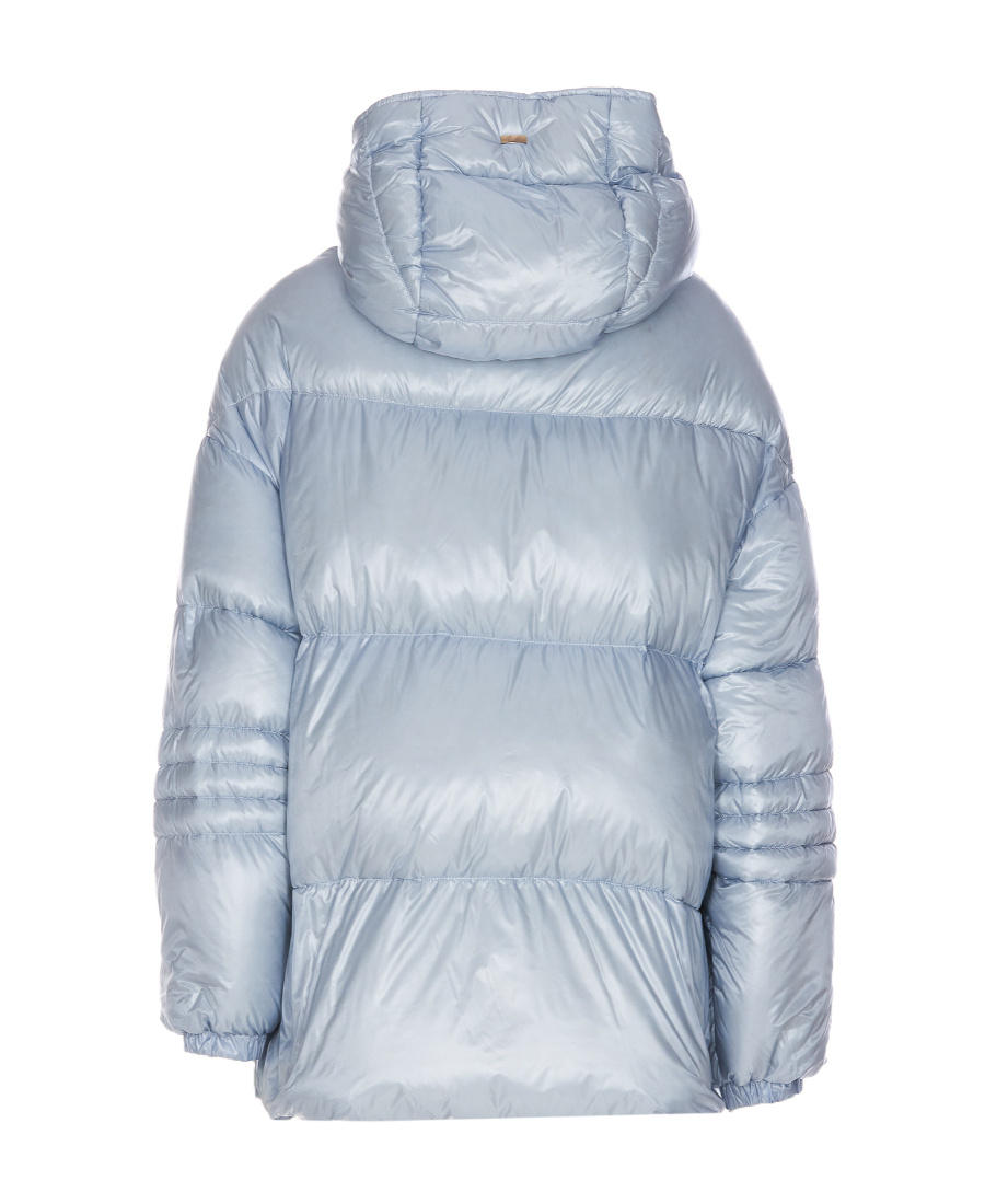 Herno Padded Down-feather Zip-up Jacket In Blue
