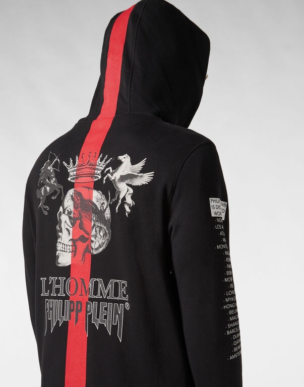 Philipp Plein Logo Casual Jacket In Black