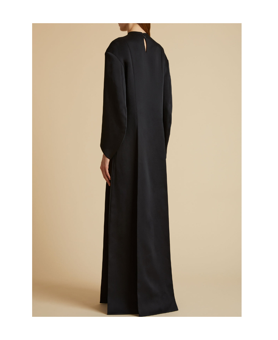Khaite The Clete Maxi Dress In Black