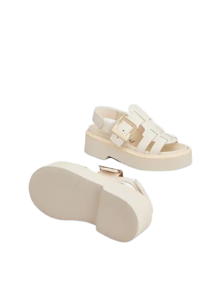 Roger Vivier Viv' Rangers Sandals In Leather