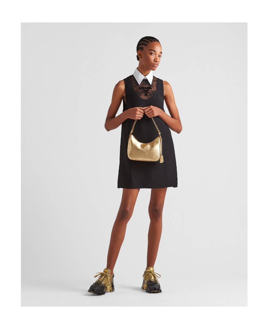Prada Re-edition 2005 Shoulder Bag In Yellow