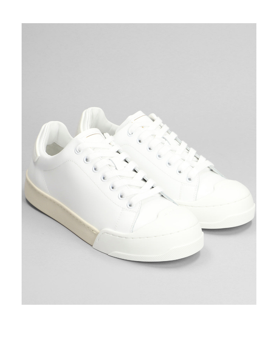 Marni White Dada Bumper Sneakers In White