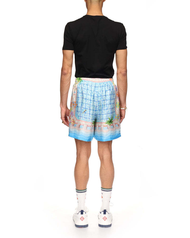 Casablanca Drawstring Shorts In Blue