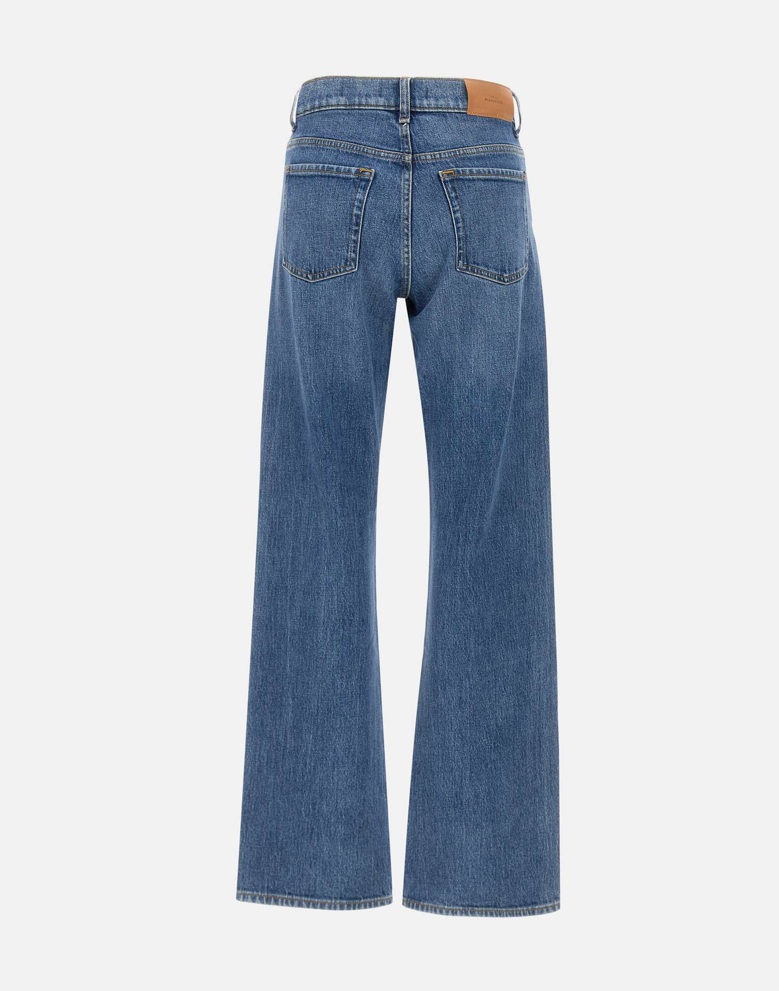 7 For All Mankind Straight-leg Jeans In Blue