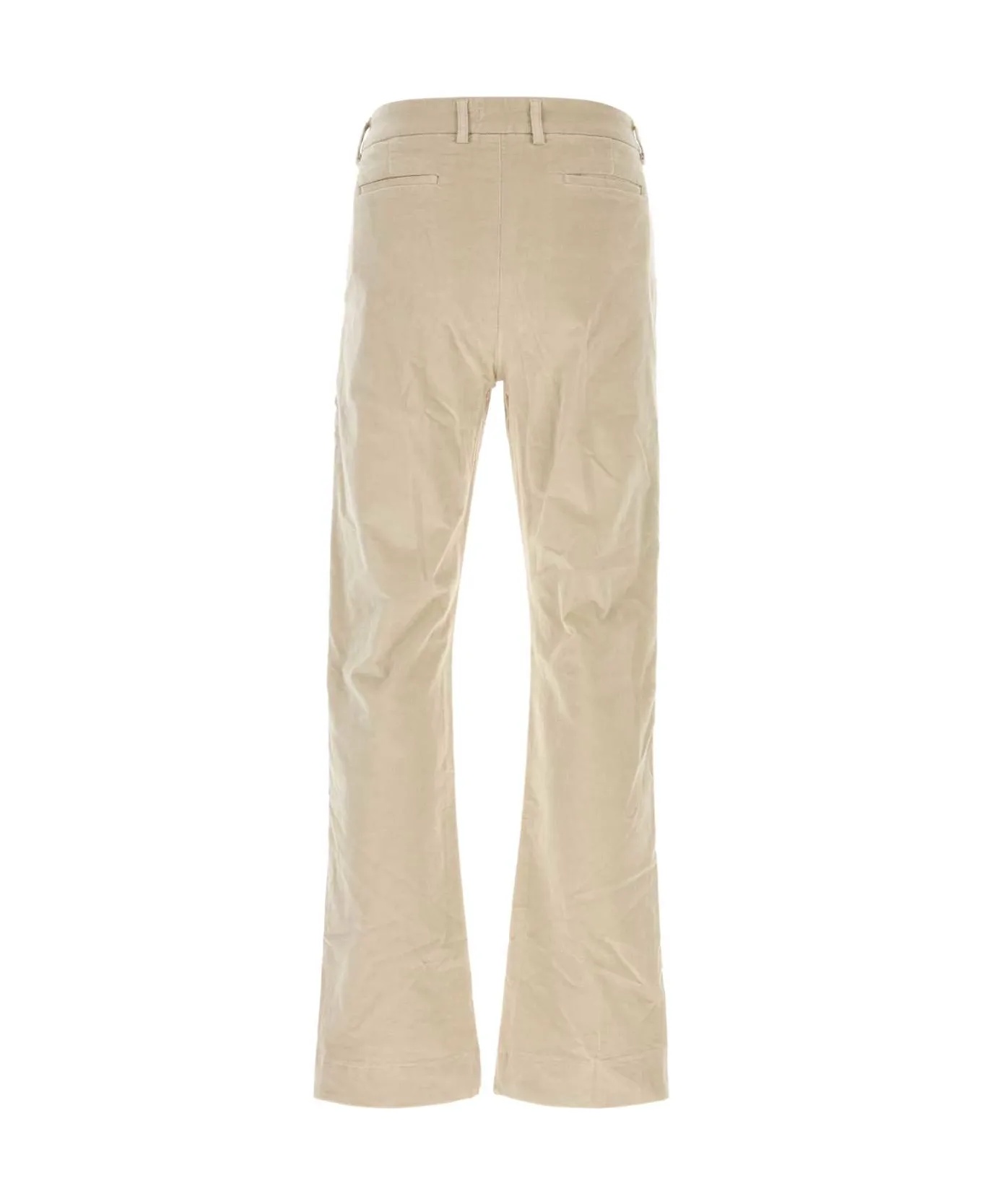 Gimaguas Velvet Rene Trousers Pockets Belt Loops In Brown