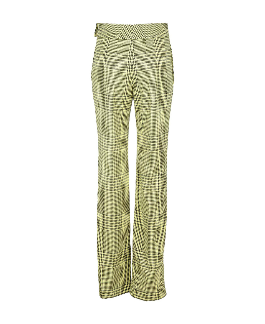ALEXANDRE VAUTHIER ALEXANDRE VAUTHIER CHECKERED STRAIGHT-LEG TAILORED PANTS