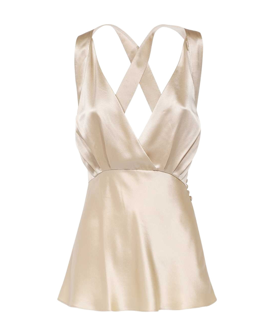 Khaite Logo Dress In Nude