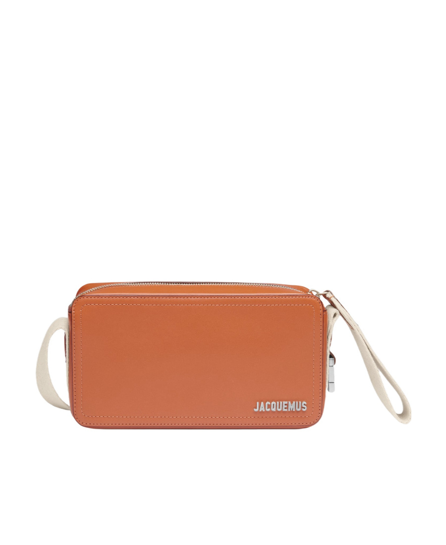 Jacquemus Men Le Cuerda Horizontal Crossbody Bag In Orange