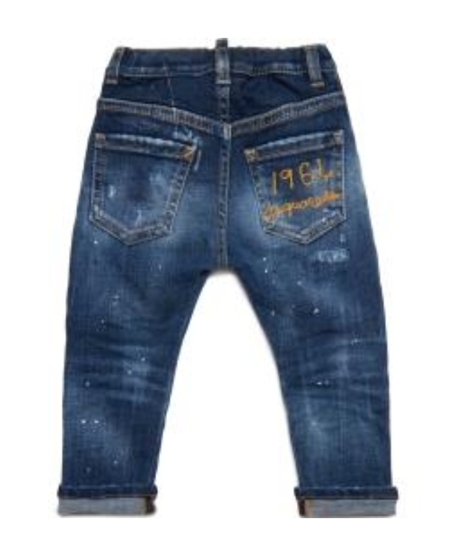 DSQUARED2 BELT-STRAP JEANS
