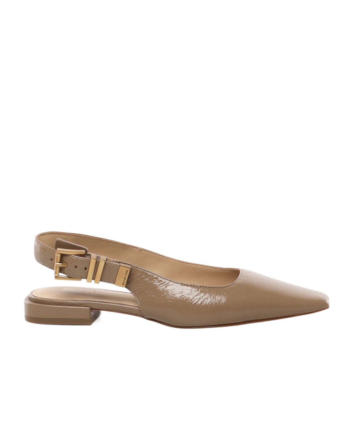 Michael Michael Kors Pointed Flat Sandals In Brown