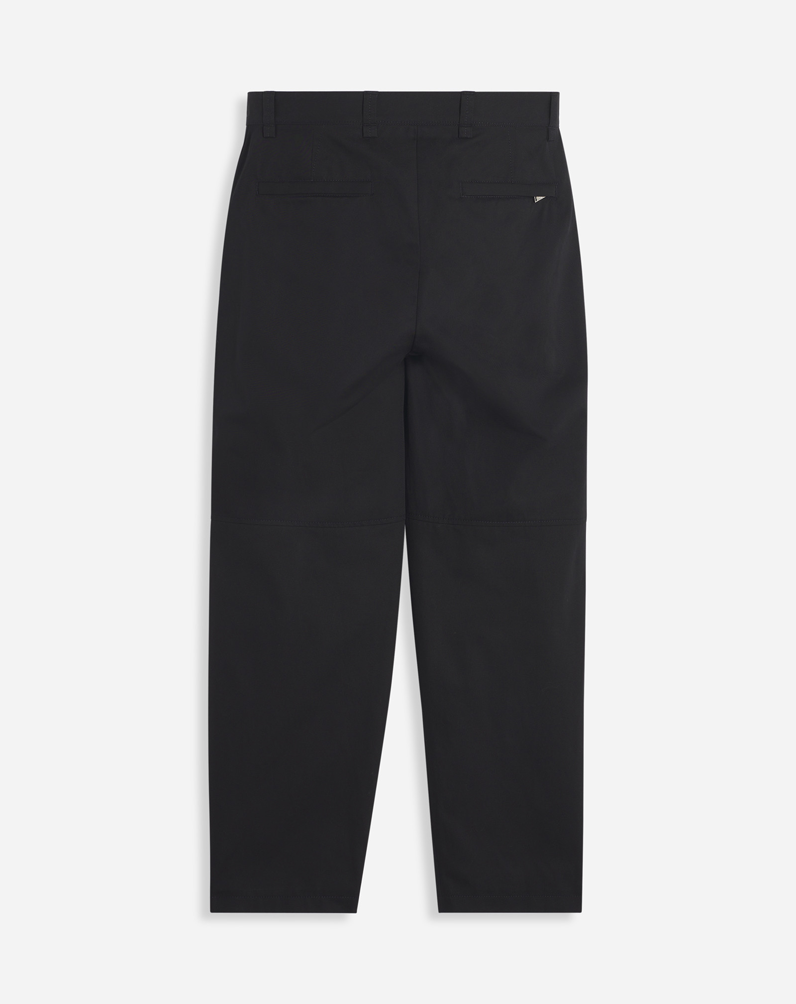 Lanvin Straight-leg Wool-blend Trousers In Black