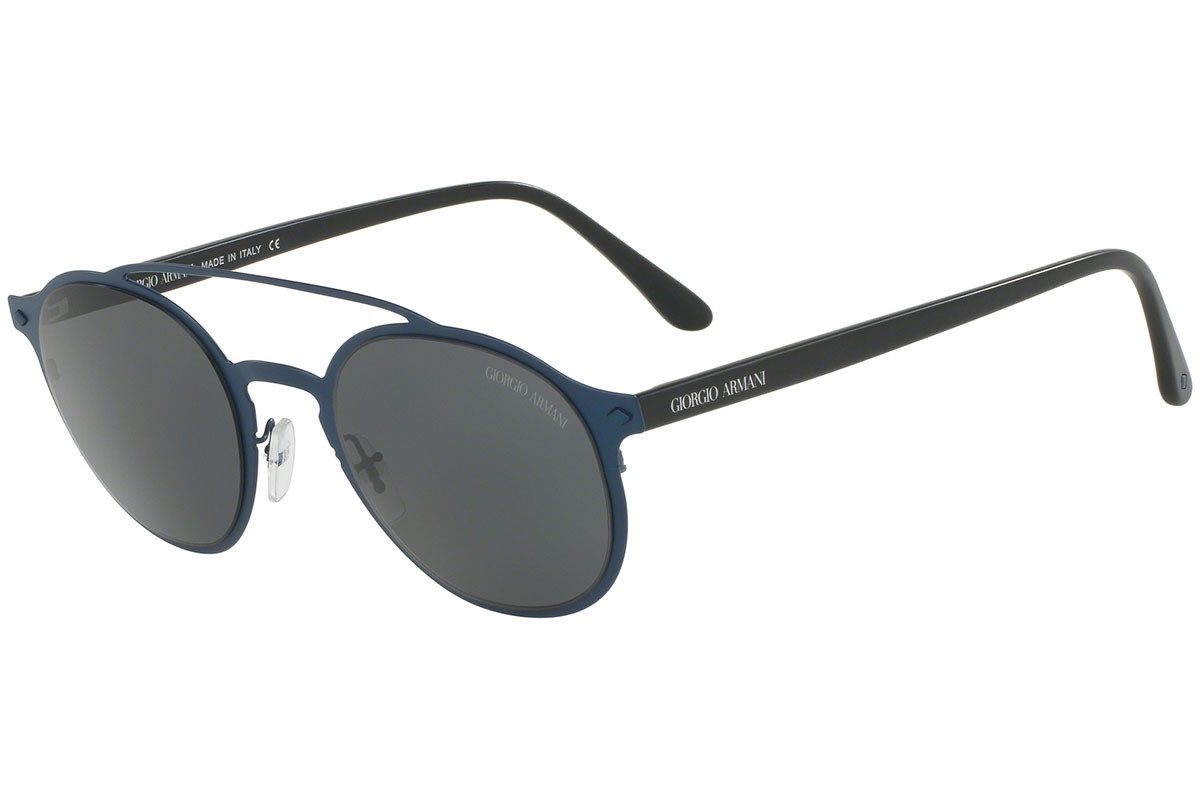 Giorgio Armani Logo Sunglasses In Gray
