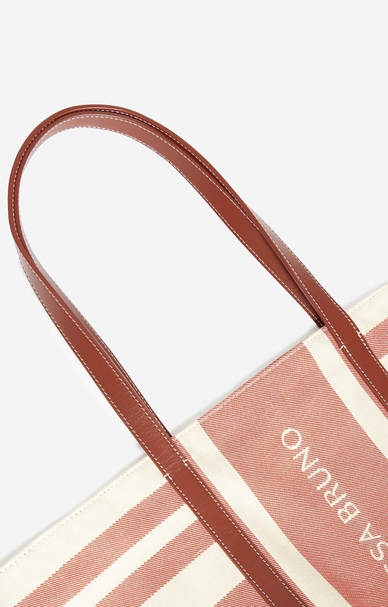 Vanessa Bruno Xl Cabas Shoulder Bag In Pink