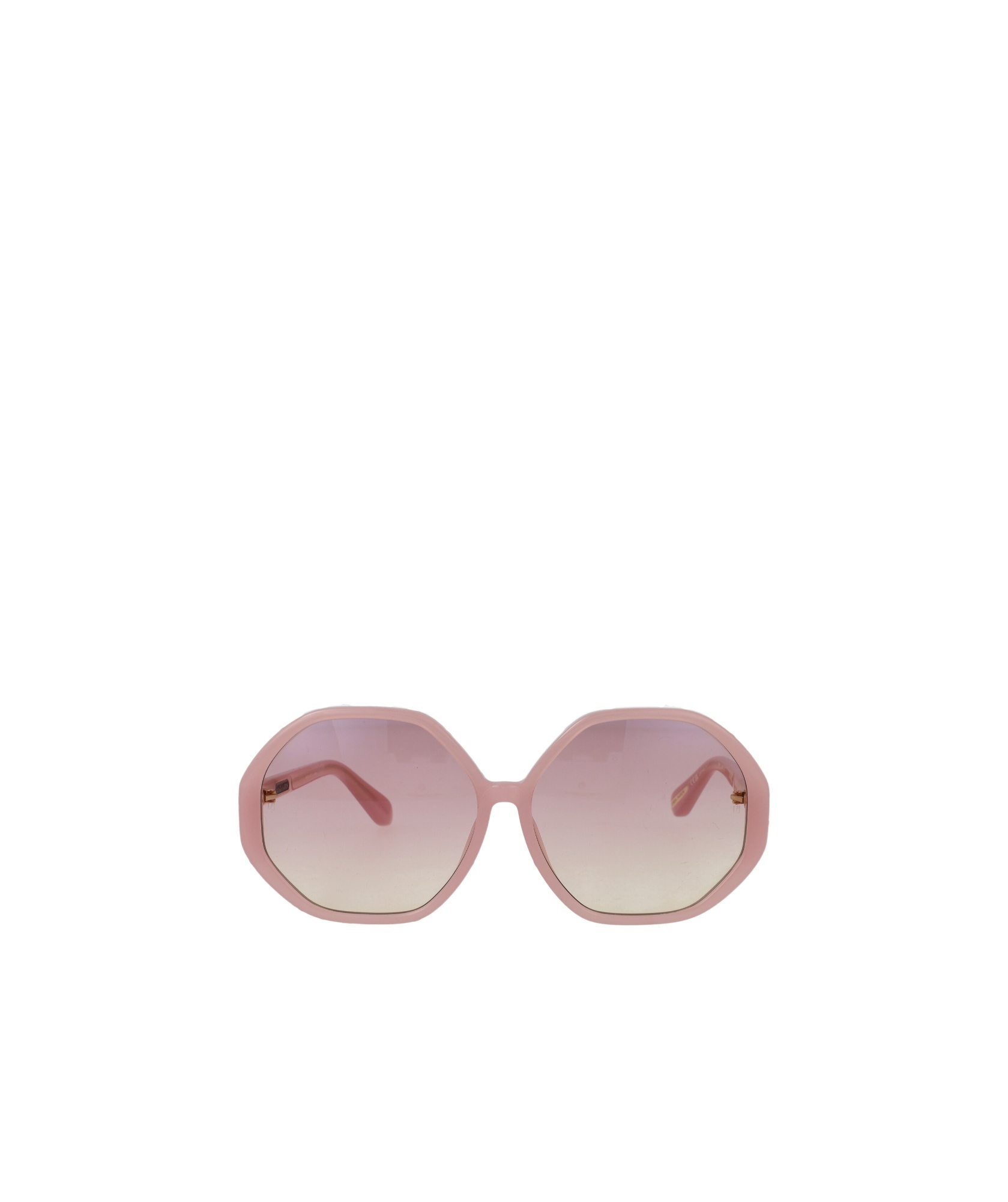 Linda Farrow Lilac Acetate Sunglasses In Gold