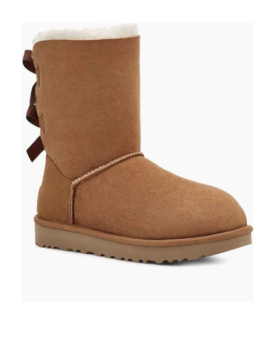 Ugg Logo Boots In Brown