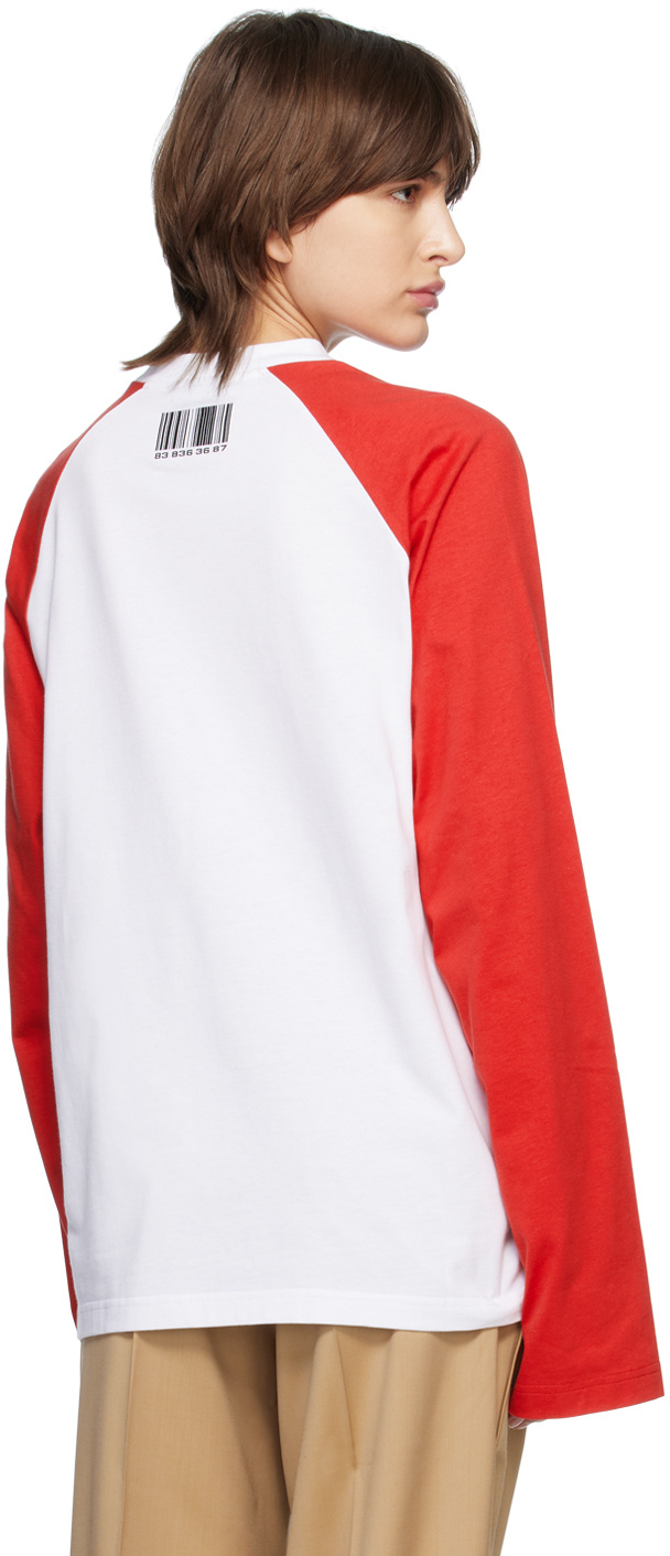 VTMNTS COLOUR-BLOCK COTTON JUMPER 
