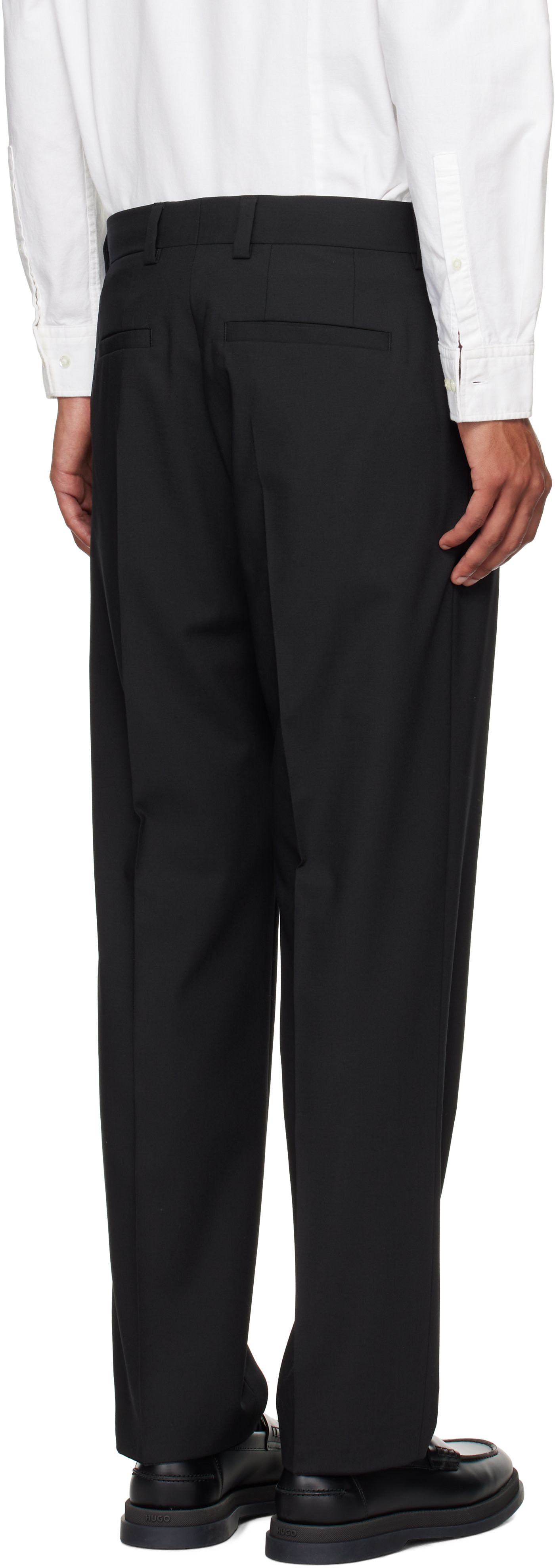 Hugo Boss Teagan Trousers In Black