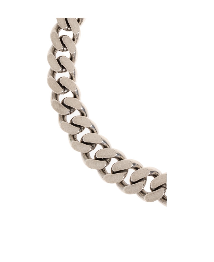 Saint Laurent Chain-detail Necklace In Yellow