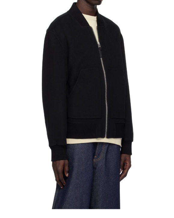Mackage Black Emilio Bomber Jacket In Black