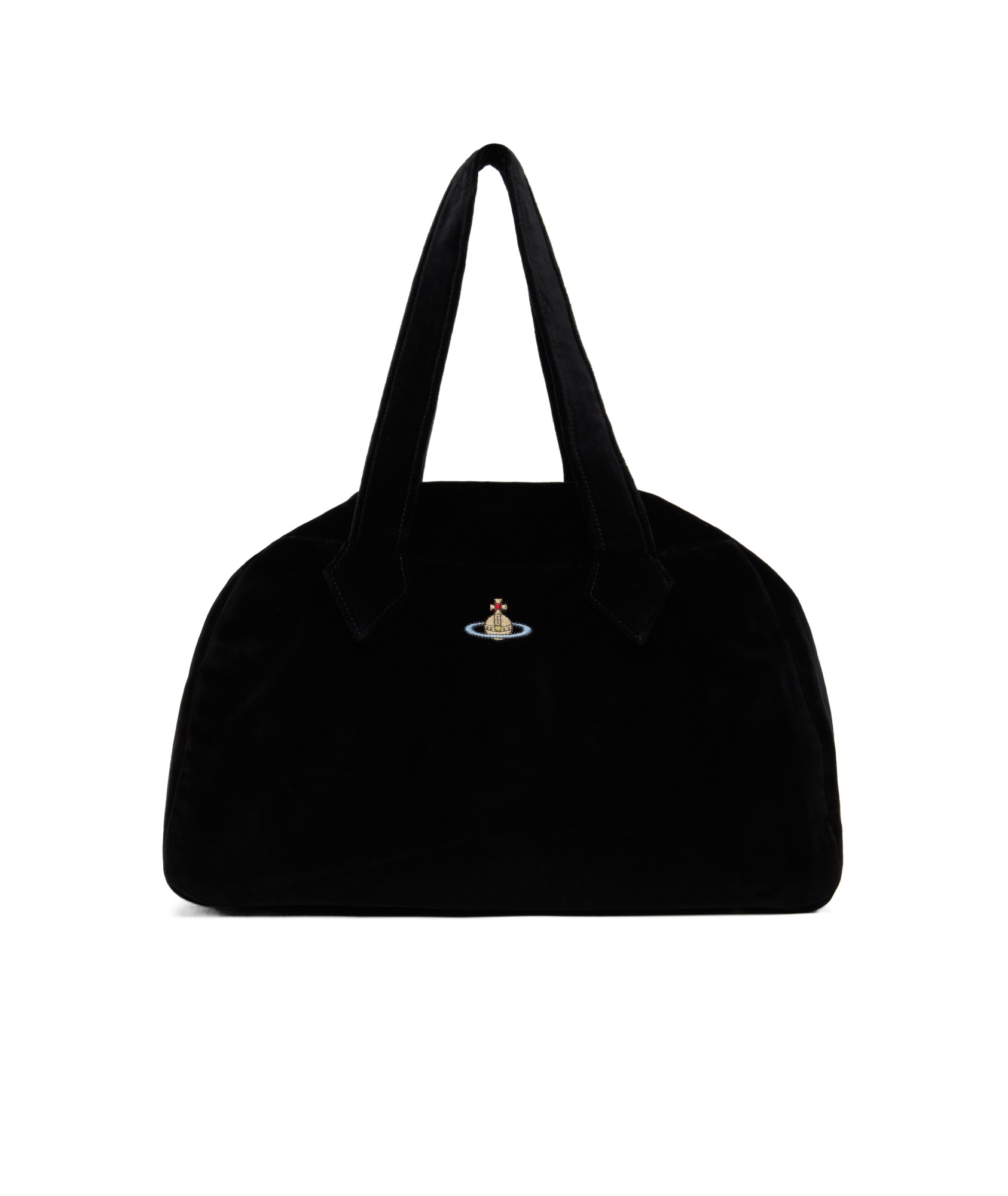 Vivienne Westwood Double-handle Handbag In Black