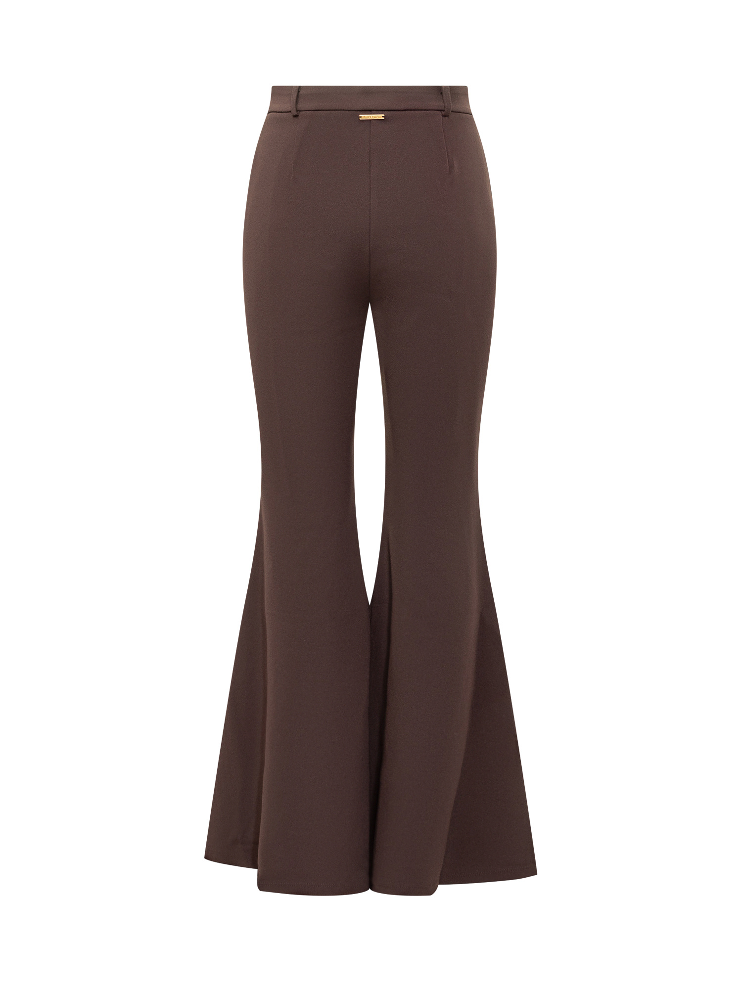 Michael Michael Kors Belt-loops Flared Trousers In Brown