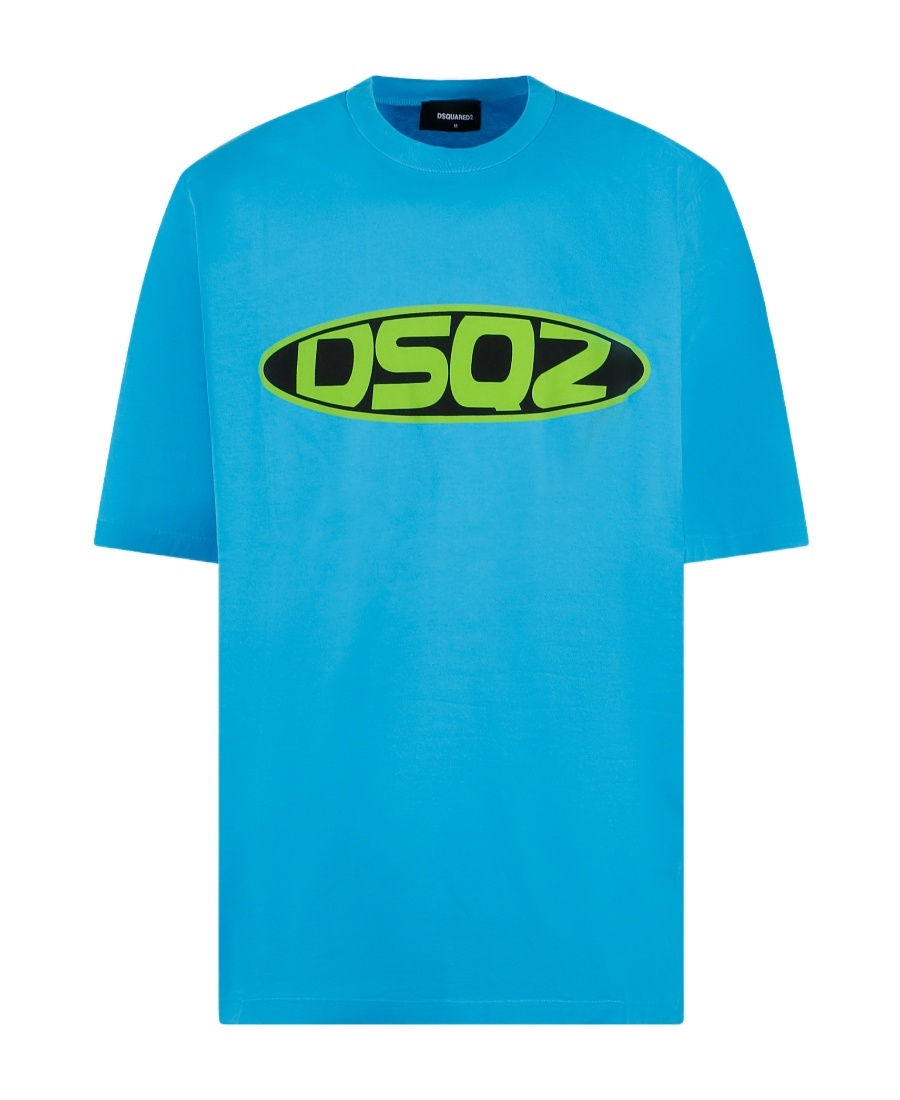 Dsquared2 Logo-print Short-sleeve T-shirt In Blue