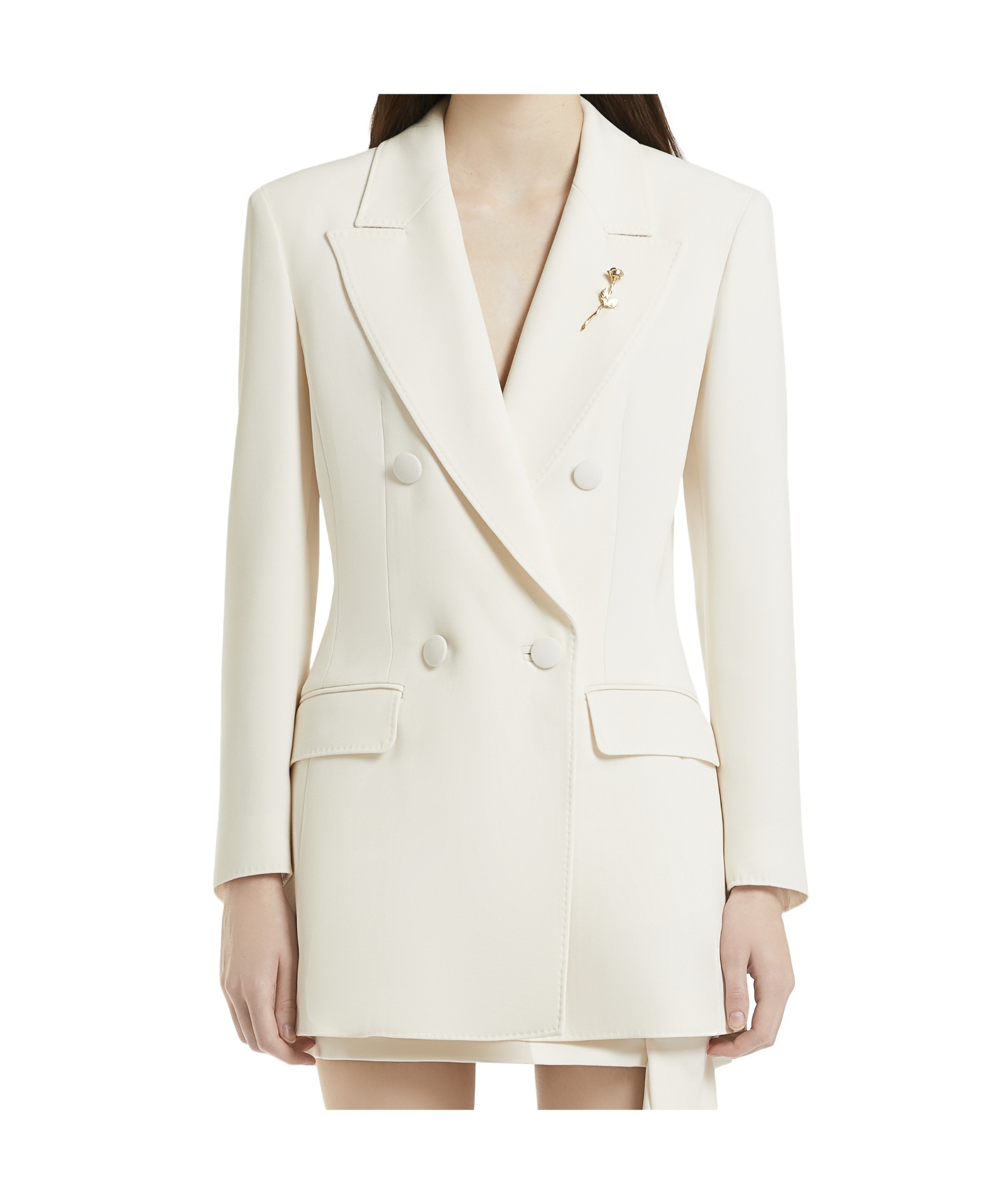 Marella Codesign Waisted Blazer In White