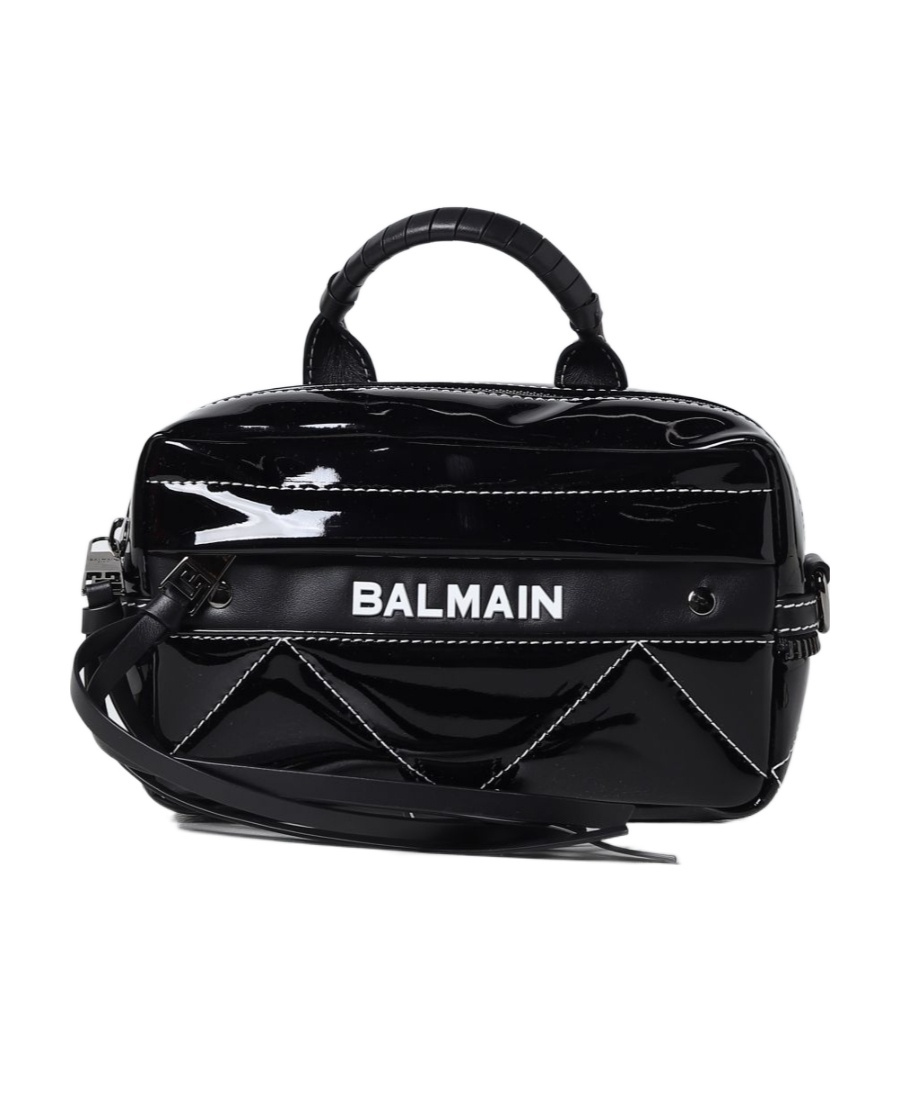 Balmain Logo-print Tote Bag In Black