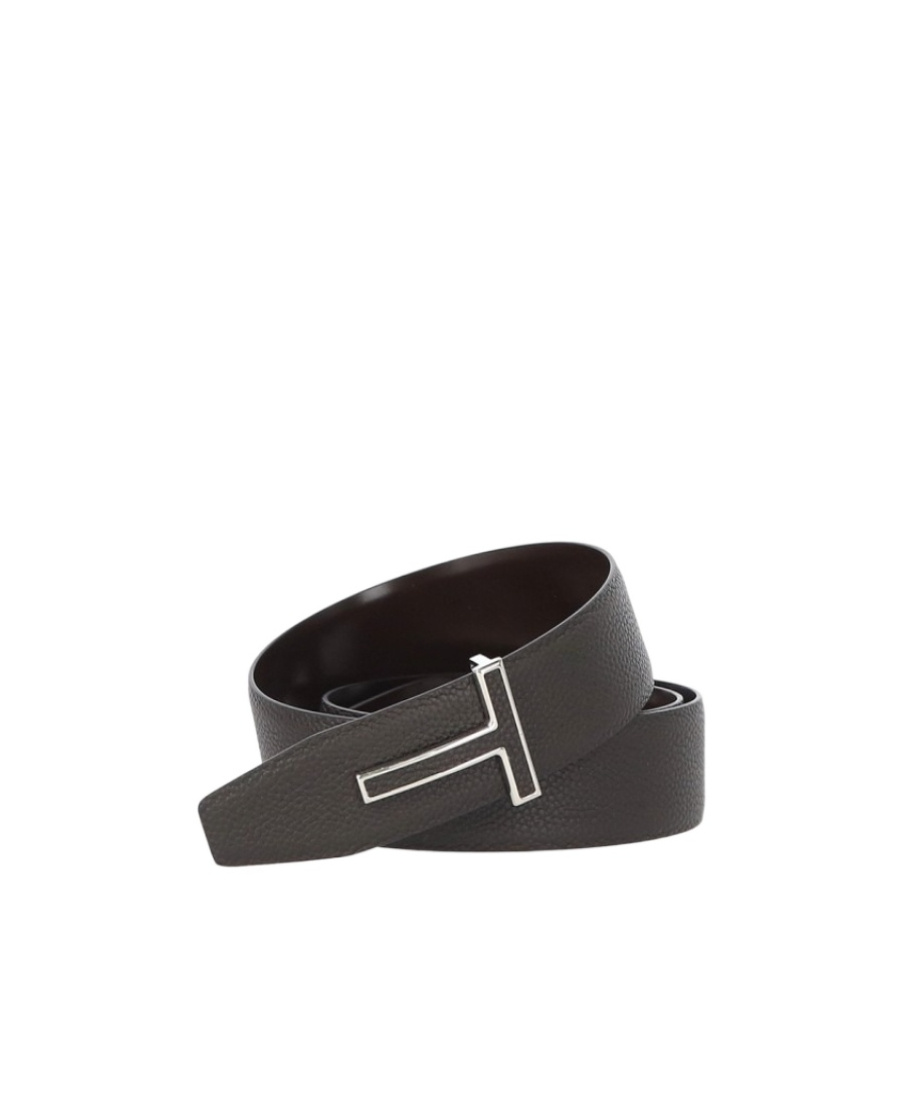 Tom Ford Logo Belt In Black