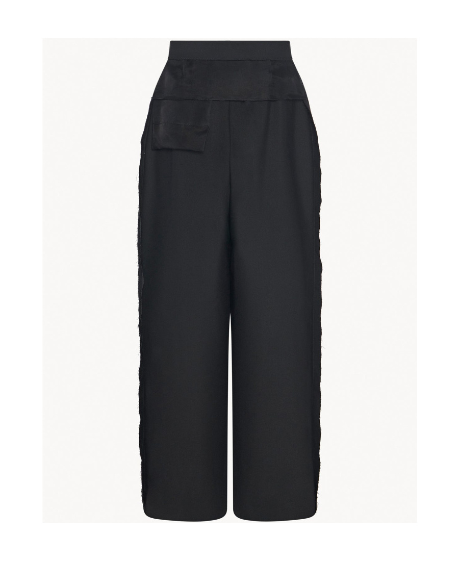 The Row Claudiu Wool And Mohair Casual Pants In Black